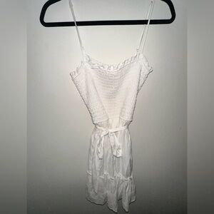 Row A ruffle mini dress